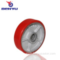 Polyurethane Hand Push Forklift Single Wheel